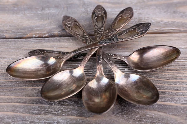 Old vintage spoons — Stock Photo, Image