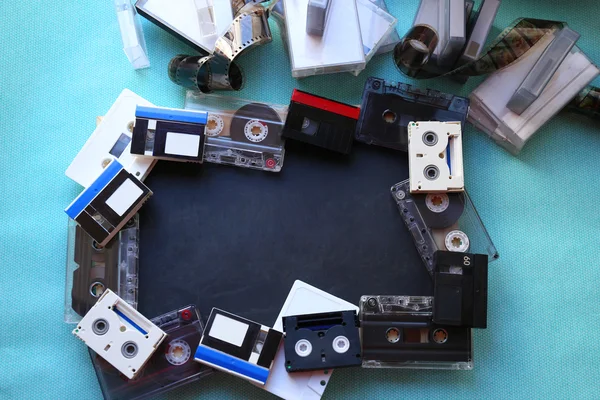 Retro audio tapes — Stock Photo, Image