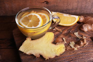 Limonlu zencefil içki fincan