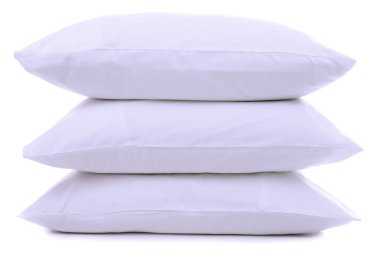 Beyaz yeni yastıklar