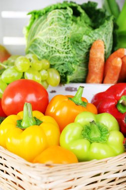 Sebze sandık ve sepeti