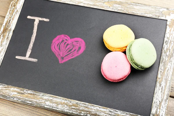 I love macaroons — Stock Photo, Image