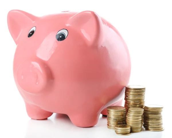 Pink Piggy bank — Stock Photo, Image