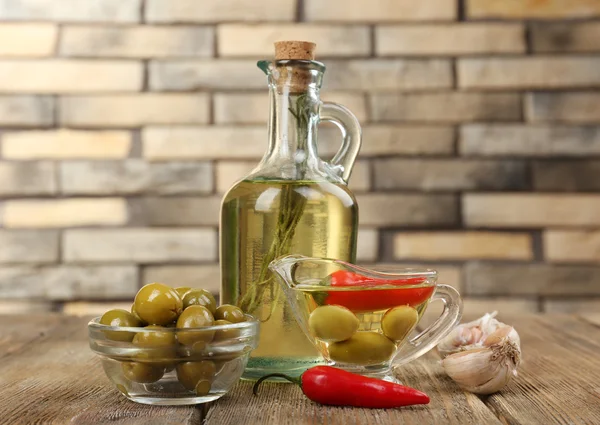 Different sorts of cooking oil — Stock Photo, Image