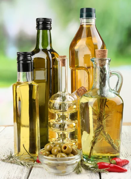 Different sorts of cooking oil