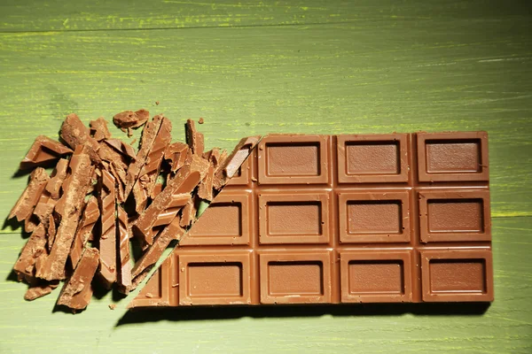 Milk chocolate bar — Stock Photo, Image