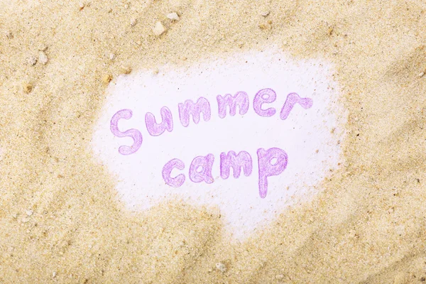 Summer Camp concept — Stock Photo, Image