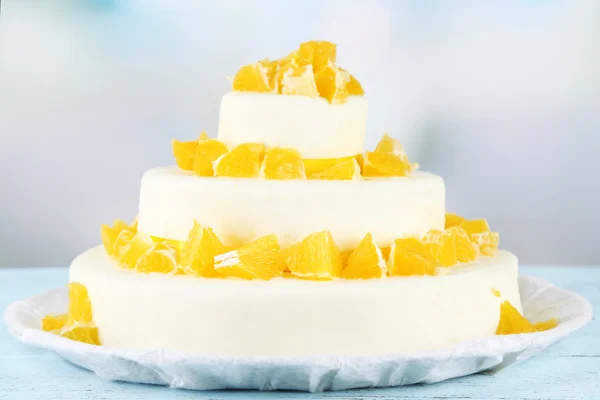 Magnifique gâteau de mariage — Photo