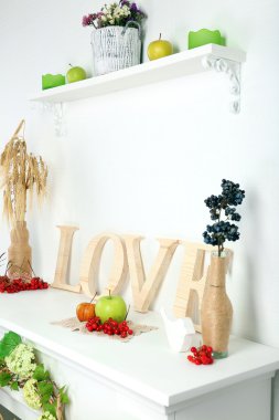 Masada sonbahar dekorasyon unsurları