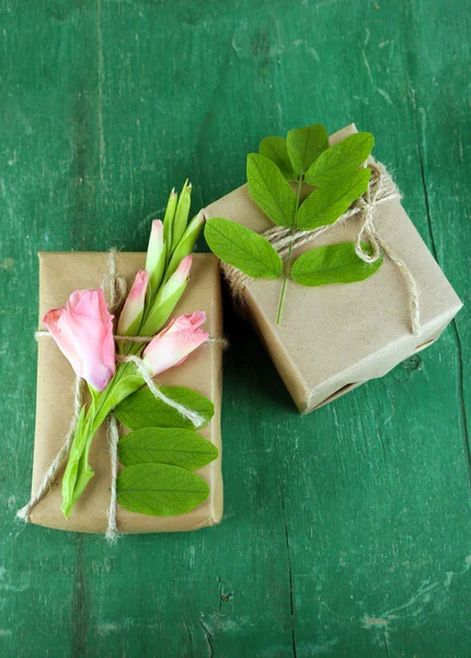 Natural style handcrafted gift boxes