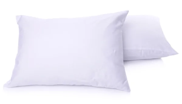 Almohadas blancas sobre blanco —  Fotos de Stock