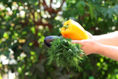 açık havada sebze yıkama