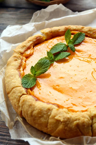 Homemade pumpkin pie — Stock Photo, Image