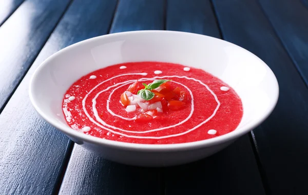 Gazpacho soep — Stockfoto