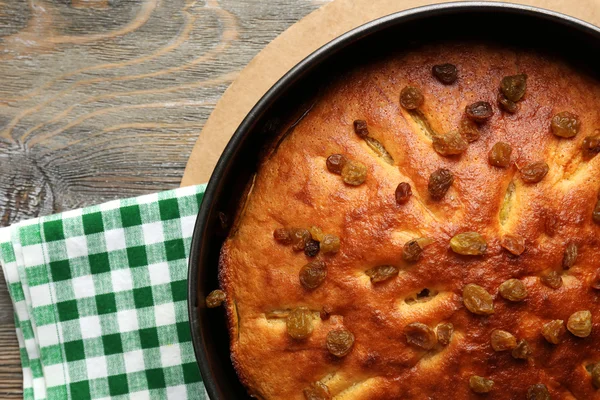 Torta di mele fatta in casa, primo piano — Foto Stock