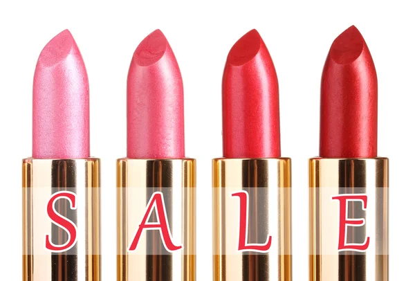 Konsep penjualan. Lipstik yang indah — Stok Foto