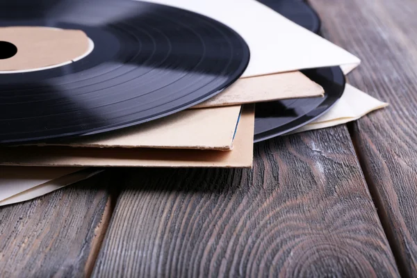 Vinyl records records and paper covers — Stock Photo, Image