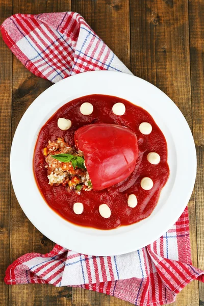 Prepared stuffed pepper — Stock Photo, Image