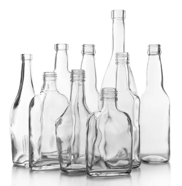 Bottiglie di vetro vuote — Foto Stock