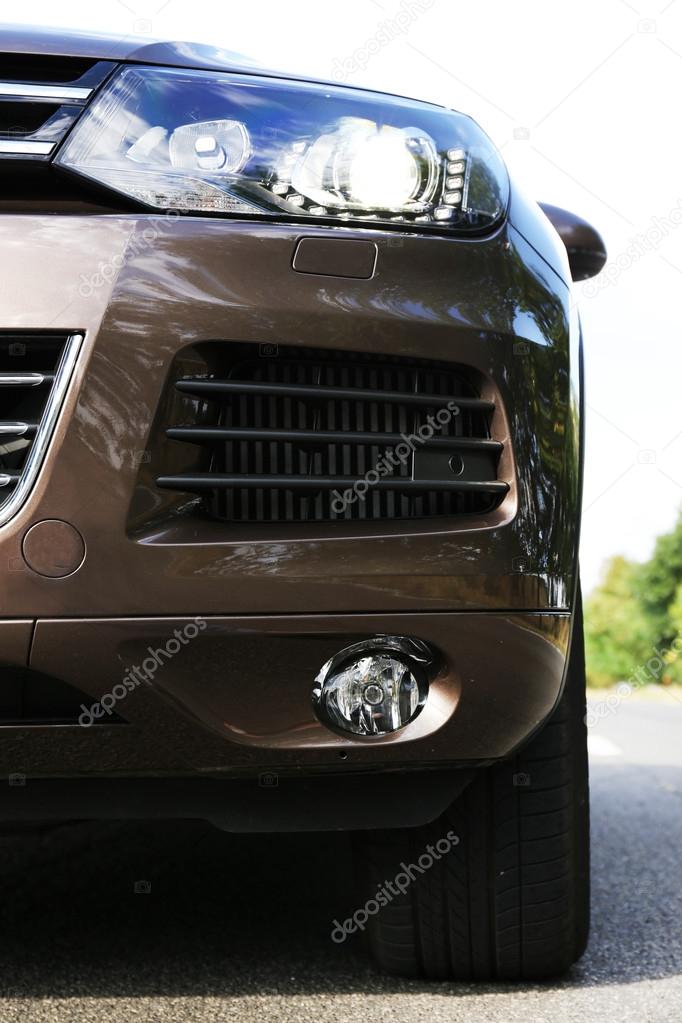 Car on road