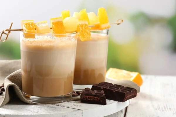 Espresso cocktail geserveerd — Stockfoto