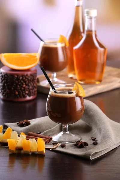 Espresso-Cocktail serviert — Stockfoto