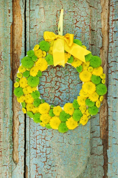 Bela coroa de flores — Fotografia de Stock