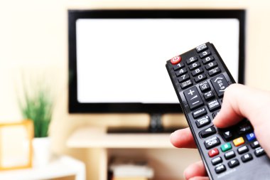 TV izlerken, kullanılarak uzaktan