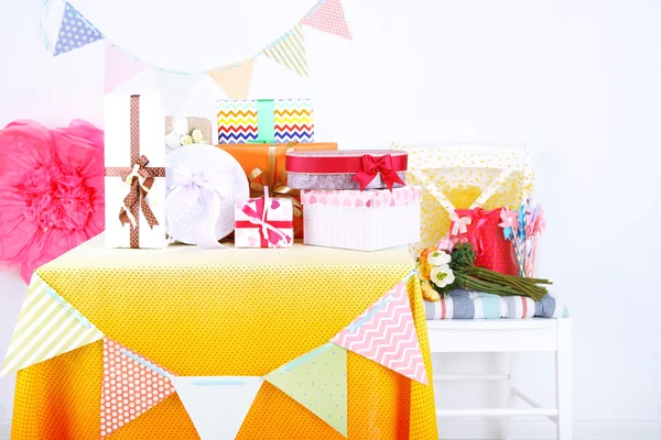 Wedding or birthday gifts — Stock Photo, Image