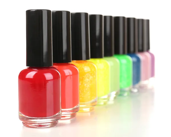 Colorful nail polishes — Stock Photo, Image