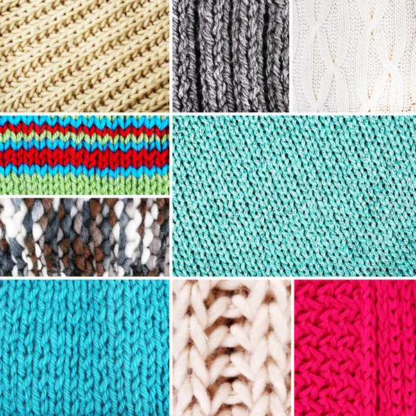 Knitted fabric texture — Stock Photo, Image