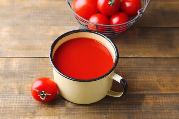 Hemlagad tomatjuice — Stockfoto