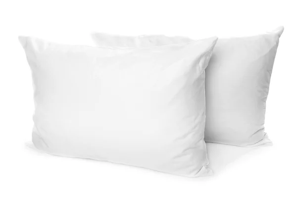 Travesseiros brancos em branco — Fotografia de Stock