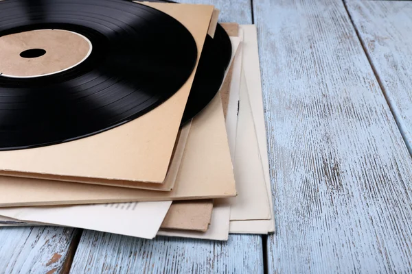 Vinyl records records and paper covers — Stock Photo, Image