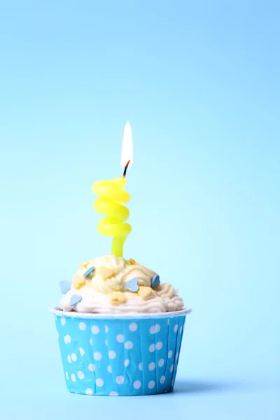 Läckra födelsedag cupcake — Stockfoto