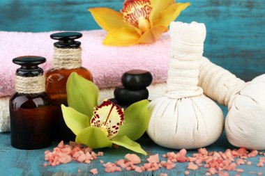 Renkli tropikal orkide çiçek