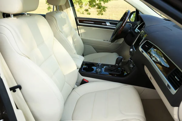 Modern car interior — Stock Photo, Image