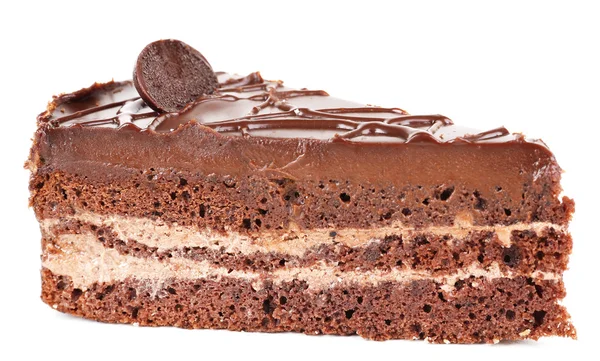 Piece of chocolate cake — Stock Photo, Image