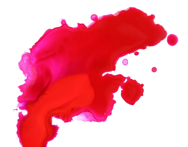 Spilled paint on white — Stock Photo, Image