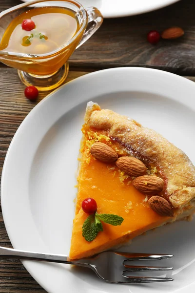 Pastel de calabaza casero — Foto de Stock