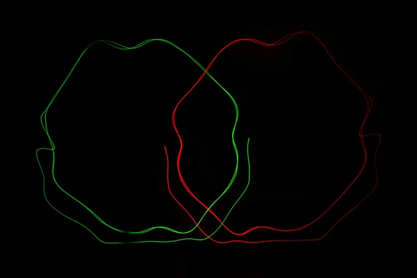 抽象激光光 — 图库照片