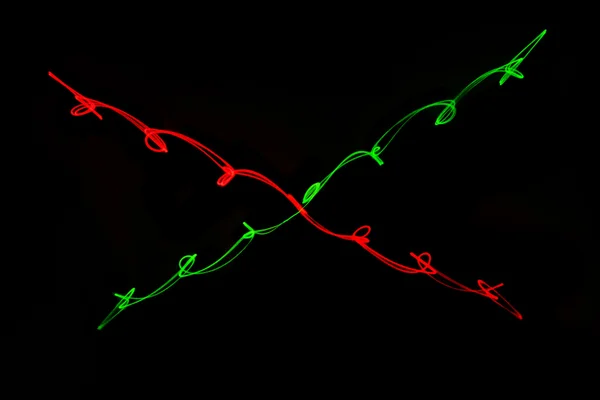 Abstraktes Laserlicht — Stockfoto