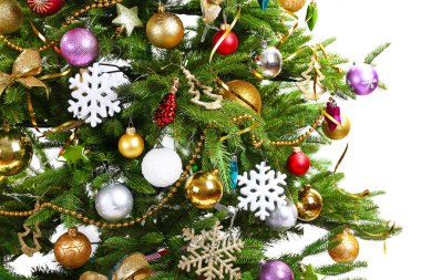 Noel ağacı süslemeleri.