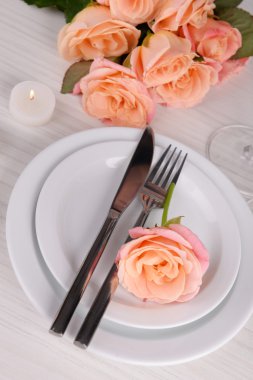 Pembe Gül desenli Tablo ayarı