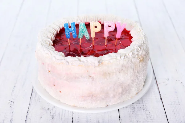 Cake on table close-up — Stock Photo, Image