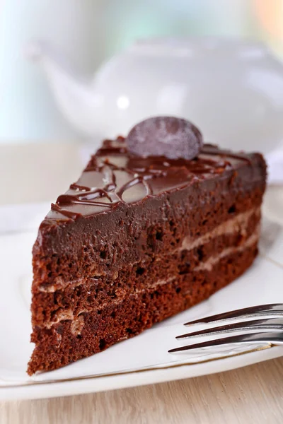 Çikolatalı kek. — Stok fotoğraf