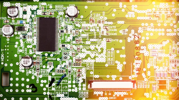 Moderne elektronische Platine — Stockfoto