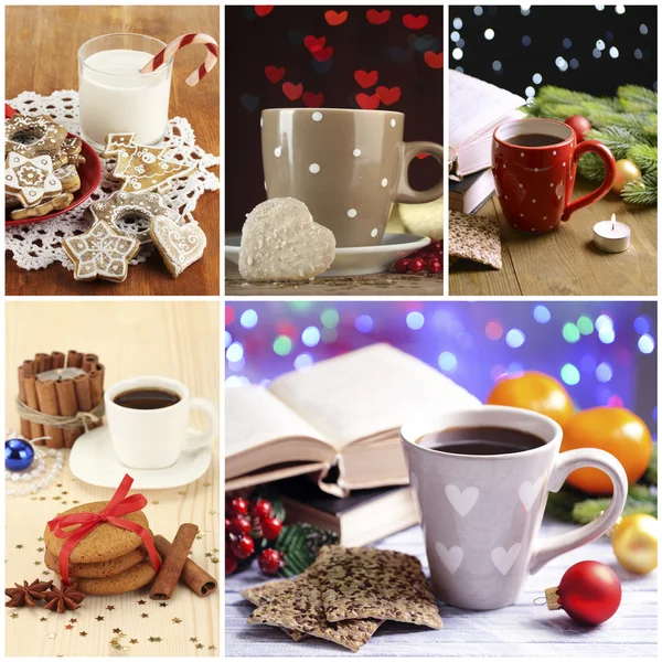 Navidad dulces collage — Foto de Stock
