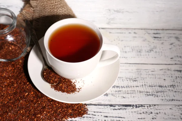 Cup of tasty rooibos tea — Stock Photo, Image