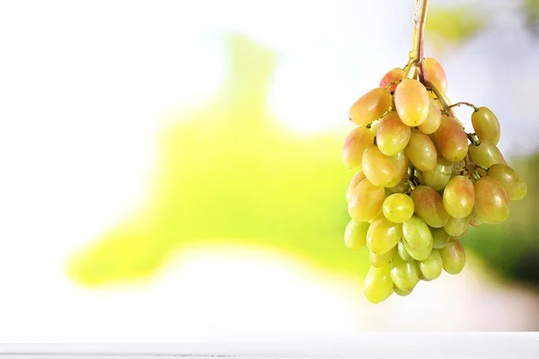 Bunch of ripe grape on natural background — Stock Photo, Image